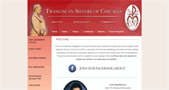 Desktop Screenshot of chicagofranciscans.org